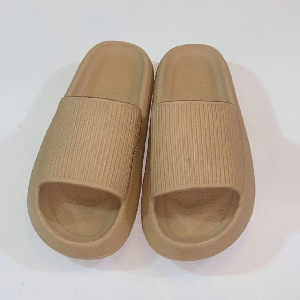 Tan Slide Sandals